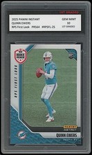Usado, Quinn Ewers 2025 Panini Instant RPS First Look #25 Rookie Card RC 1ª Classe 10 comprar usado  Enviando para Brazil