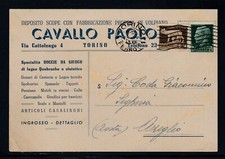 Cartolina commerciale torino usato  Italia