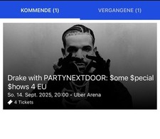 Konzert karten drake gebraucht kaufen  Korschenbroich