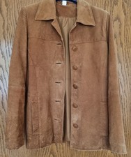 Vintage wildlederjacke weste gebraucht kaufen  Bausendorf, Bendel