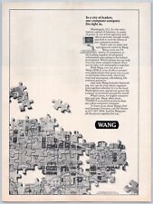 Wang Computer Systems Ad 1986 Gobierno Federal Oficina Militar Red, usado segunda mano  Embacar hacia Argentina