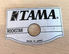 TAMA 90s Vintage RockStar Drum BADGE Logotipo Placa Emblema Escudo Parte Ser. 093XXX Japão comprar usado  Enviando para Brazil