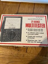 Micronta range multitester for sale  WAREHAM