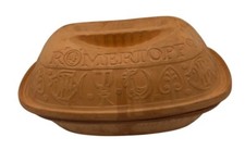 Römertopf tampa de assadeira de argila 1,6 qt Alemanha vitrificada dentro 109 forno de pão assado comprar usado  Enviando para Brazil