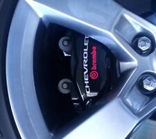 Adesivo prata/vermelho CHEVROLET + BREMBO Camaro pinça de freio alta temperatura 4x comprar usado  Enviando para Brazil