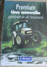 Catalogue brochure tractor d'occasion  Expédié en Belgium