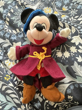 Brinquedo de pelúcia Disney Store Sorcerer Mickey Fantasia 8" saco de feijão comprar usado  Enviando para Brazil