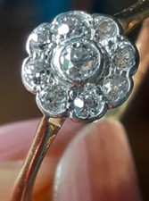 Diamond daisy ring for sale  BOSTON