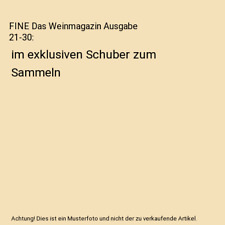 Fine weinmagazin ausgabe gebraucht kaufen  Trebbin