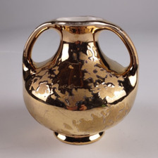 Usado, Vaso vintage 1950 ouro chorão urna 4,25 polegadas de altura x 4 polegadas de largura comprar usado  Enviando para Brazil