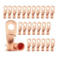Conectores de terminais de anel 25 peças de cobre Lugs, tamanho de parafuso prisioneiro 5/16” para fio de calibre 2 comprar usado Conectores de terminais de anel 25 peças de cobre Lugs, tamanho de parafuso prisioneiro 5/16” para fio de calibre 2 comprar usado  Enviando para Brazil