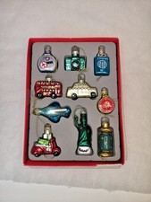 Glass baubles christmas for sale  ROTHERHAM