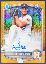 2025 Bowman Chrome Anderson Brito Prospect Auto Laranja Brilhante /25 Astros MS2 comprar usado  Enviando para Brazil