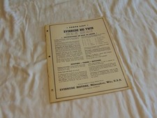 1952 evinrude outboard for sale  Utica