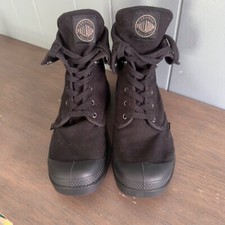 Botas de combate masculinas Palladium Pampa Hi lona preta 10.5 Urban Techwear, usado comprar usado  Enviando para Brazil