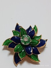 Spilla fiore carati usato  Impruneta
