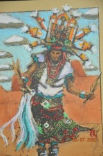 Larry Fodor "Palik Mana" Apache Dancer edição assinada #44/150 emoldurado fosco 17", usado comprar usado  Enviando para Brazil