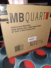 Subwoofer automotivo MB Quart RW1-204 8" série de referência duplo 4 ohm comprar usado  Enviando para Brazil