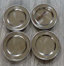 Vintage MSJ Stainless Steel Trays 7 Inch Set of 4 Small Plates Japan comprar usado Vintage MSJ Stainless Steel Trays 7 Inch Set of 4 Small Plates Japan comprar usado  Enviando para Brazil