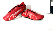 Tênis PUMA Ferrari liso com cadarço couro vermelho masculino tamanho 10 NOVO comprar usado  Enviando para Brazil