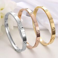 pulsera chapada en oro sobre acero inoxidable pulsera mujer segunda mano  Embacar hacia Argentina