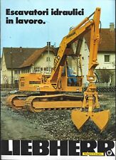Brochure liebherr escavatori usato  Sezzadio