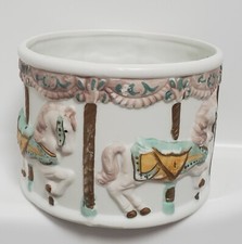 Vintage ceramic carousel for sale  Lake Villa