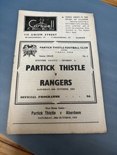 Partick thistle rangers for sale  EDINBURGH