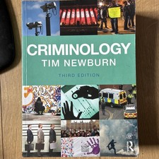 Criminology tim newburn for sale  LEVEN