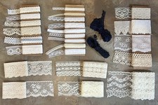 Lote Vintage de Acabamento de Renda, Borda, Costura, Artesanato, Restauração de Bonecas, Jardagem comprar usado  Enviando para Brazil