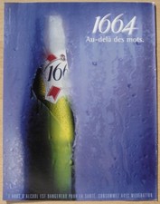 Publicité papier bière d'occasion  Vif