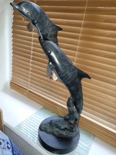 Dolphins bronze sculptures for sale  NORTHWICH