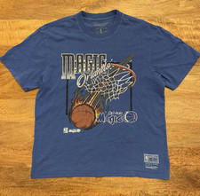 Camiseta masculina grande Orlando Magic NBA Mitchell & Ness comprar usado  Enviando para Brazil