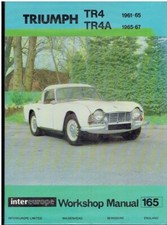 MANUAL DE OFICINA DO PROPRIETÁRIO TRIUMPH TR4 & TR4A CONVERSÍVEL (1961-67) * CAPA DURA MUITO BOA * comprar usado  Enviando para Brazil