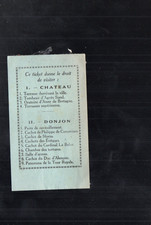 Vieux papier ticket d'occasion  Saint-Hilaire-des-Loges