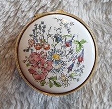 Enamel pill box for sale  CHIPPENHAM