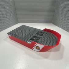 Lego barco casco arco vermelho gigante 40 x 20 x 7 cinza azulado escuro topo 18913 barco de bombeiros comprar usado  Enviando para Brazil
