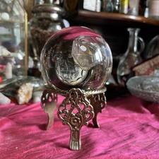 brass crystal ball stand for sale brass crystal ball stand for sale BURY