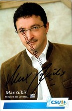 Original Autogramm Max Gibis MdL CSU /// Autogramm Autograph signiert signed sig comprar usado  Enviando para Brazil