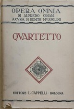 Quartetto alfredo oriani usato  Genova