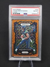 Jaxon Smith-Njigba 2023 Panini #390 Lazer Prizm PSA 8, usado comprar usado Jaxon Smith-Njigba 2023 Panini #390 Lazer Prizm PSA 8, usado comprar usado  Enviando para Brazil