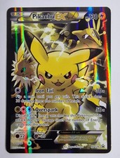 Usado, Pokemon Pikachu EX XY124 Black Star Promo raro cartão holográfico 2016 comprar usado  Enviando para Brazil