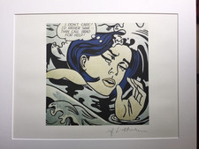 Roy lichtenstein drowning d'occasion  Paris XIX