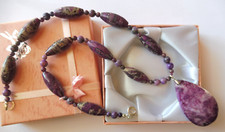 Collier sugilite naturelle d'occasion  Ollioules