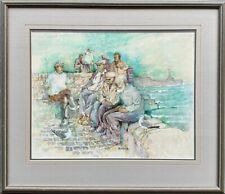 Antique watercolour portckmout for sale  HASSOCKS