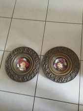 Paire dancienne assiette d'occasion  Tours-