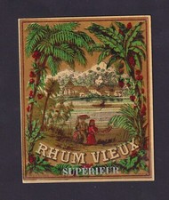 Ancienne étiquette alcool d'occasion  France