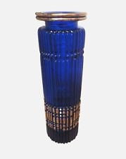 Vase verre bleu d'occasion  Bailleul
