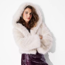 Women cropped hooded for sale  USA