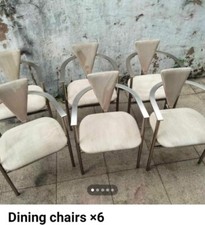 Leg steel chairs for sale  STALYBRIDGE